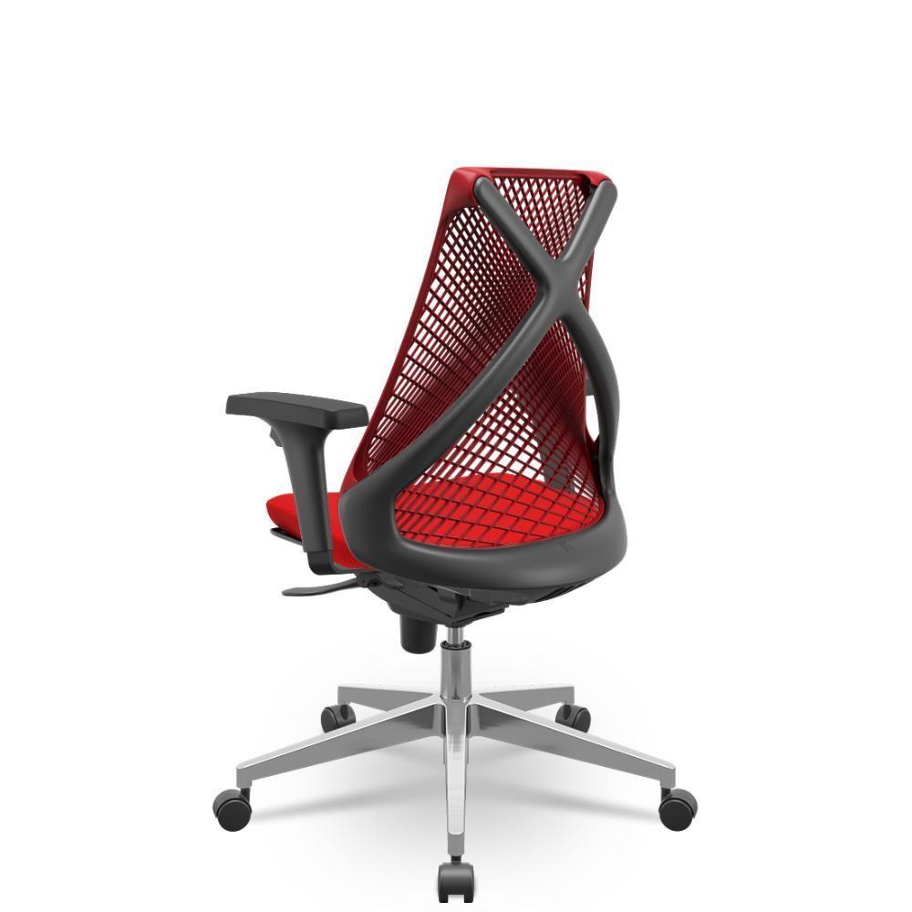 Cadeira Bix X+ Aero Sincron Vermelho - 3