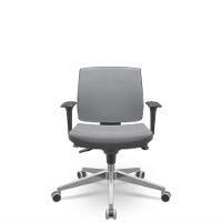 Cadeira Brizza Soft Executiva Vinil Cinza - 1