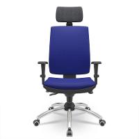 Cadeira Brizza Soft Presidente Aero Azul - 1
