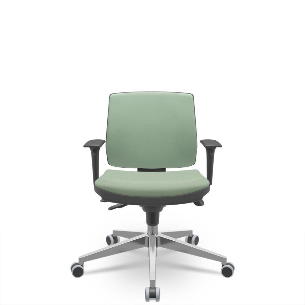 Cadeira Brizza Soft Executiva Vinil Verde Oliva - 1