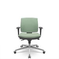 Cadeira Brizza Soft Executiva Vinil Verde Oliva - 1