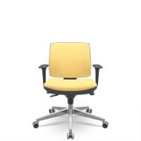 Cadeira Brizza Soft Executiva Vinil Amarelo - 1