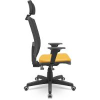 Cadeira Brizza Presidente Tela Facto Dunas Amarelo - 2