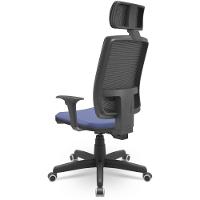 Cadeira Brizza Presidente Tela Facto Dunas Azul - 3