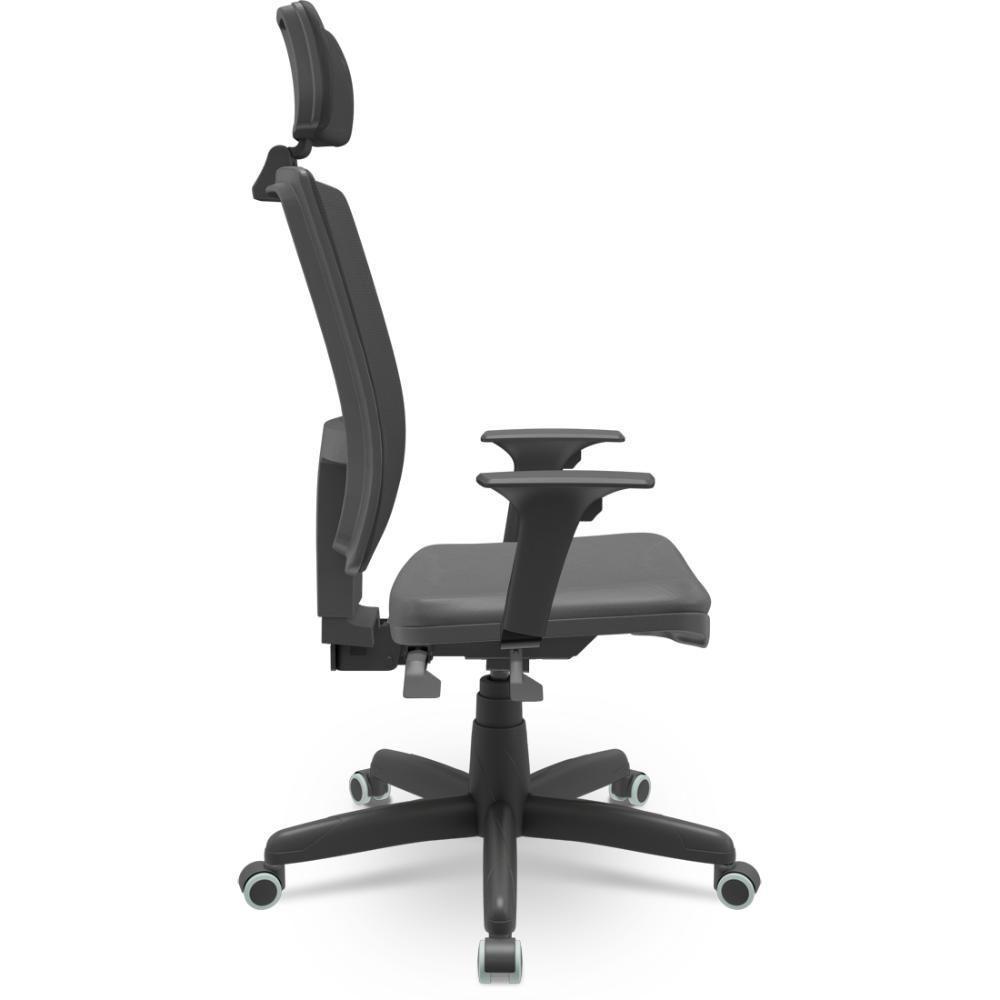 Cadeira Brizza Presidente Tela Facto Dunas Grafite - 2