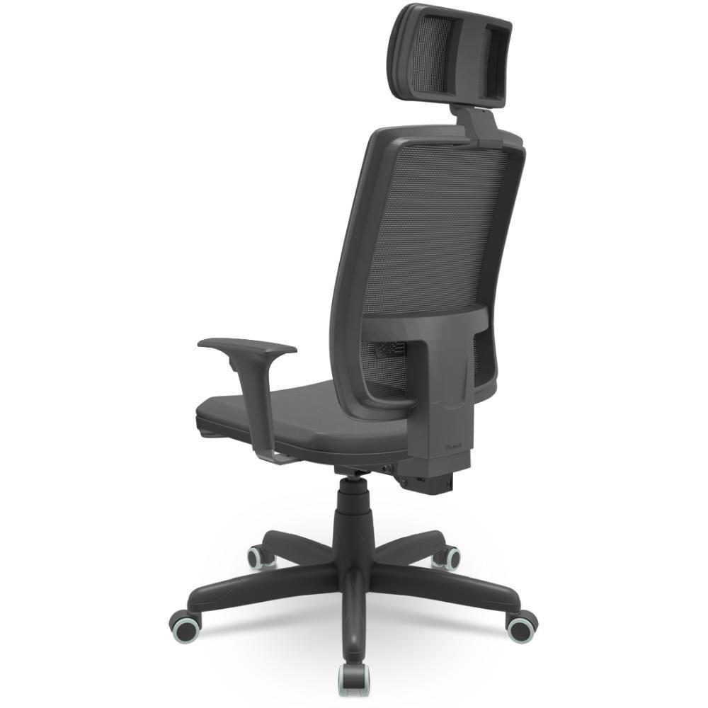 Cadeira Brizza Presidente Tela Facto Dunas Grafite - 3