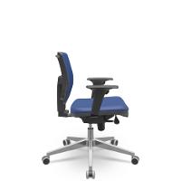 Cadeira Brizza Soft Executiva Vinil Azul - 2