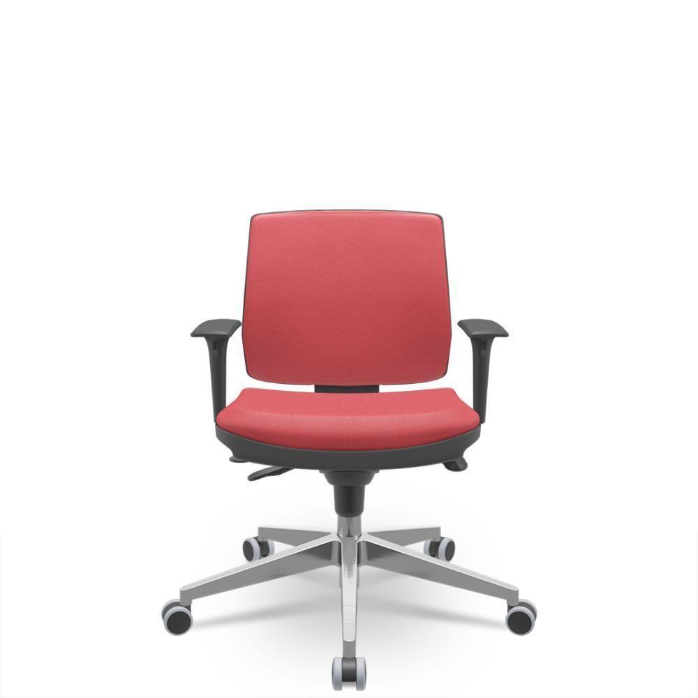 Cadeira Brizza Soft Executiva Vinil Vermelho - 1