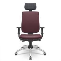 Cadeira Brizza Soft Presidente Facto Dunas Bordô - 1