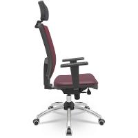 Cadeira Brizza Soft Presidente Facto Dunas Bordô - 2