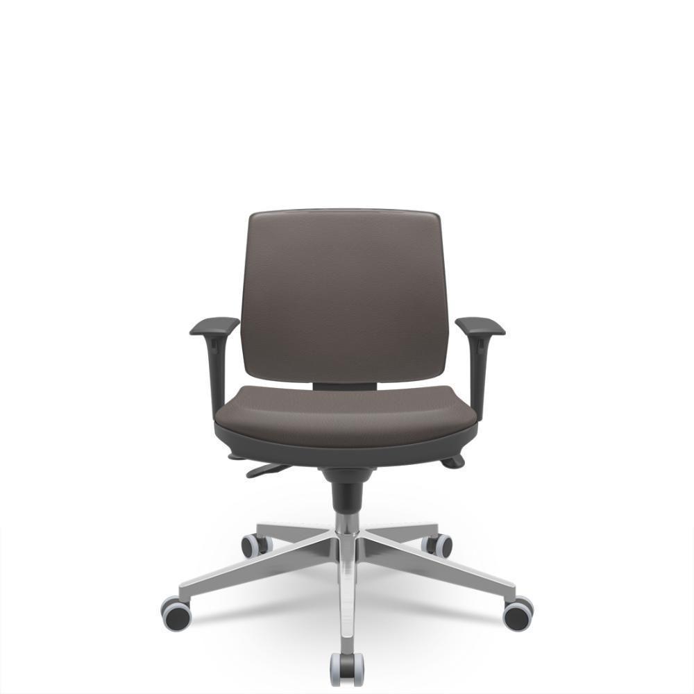 Cadeira Brizza Soft Executiva Vinil Café - 1