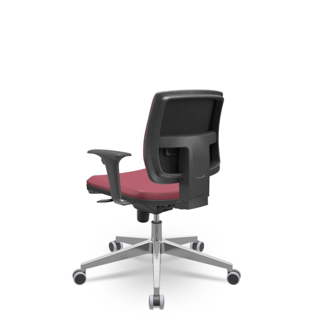 Cadeira Brizza Soft Executiva Vinil Vinho - 3