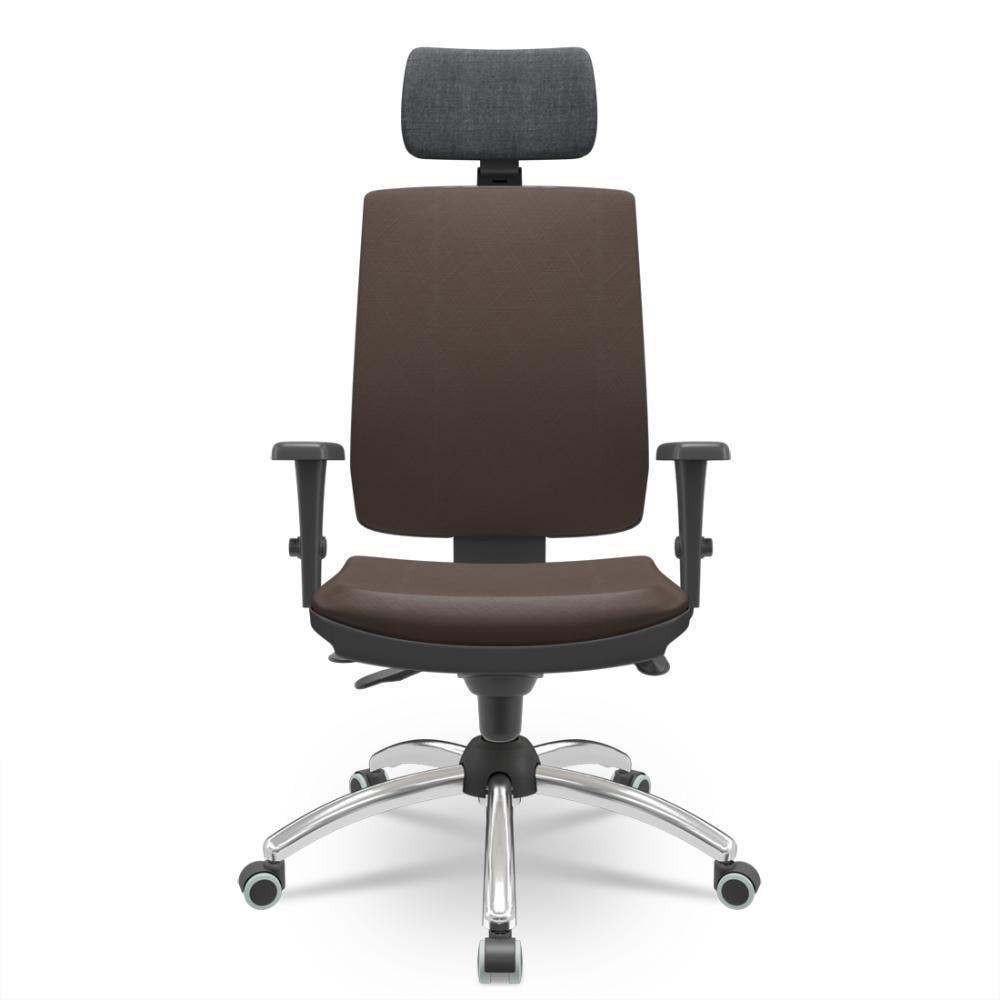 Cadeira Brizza Soft Presidente Facto Dunas Marrom - 1