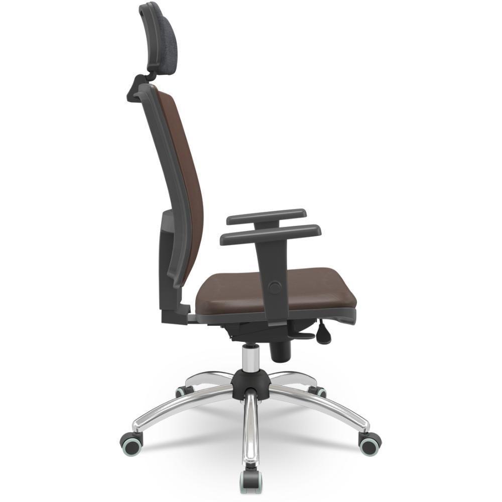 Cadeira Brizza Soft Presidente Facto Dunas Marrom - 2