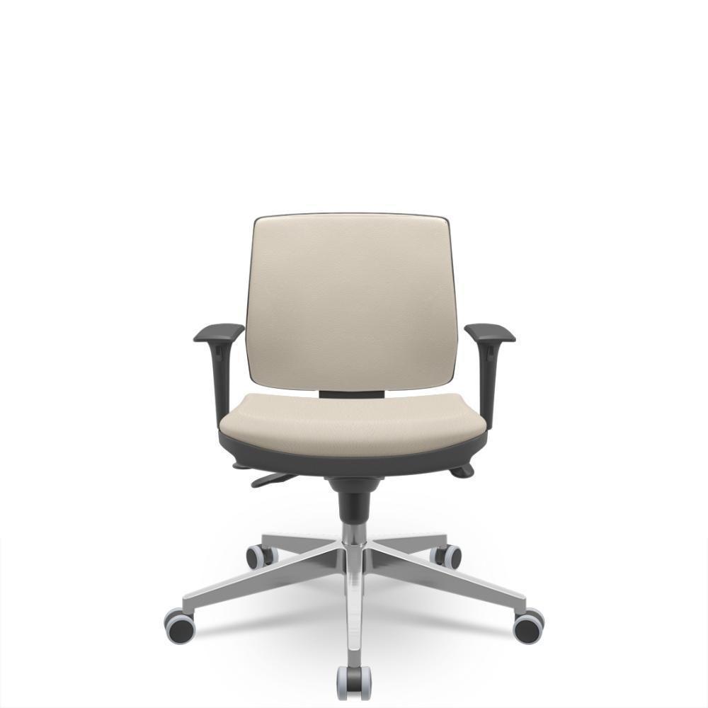 Cadeira Brizza Soft Executiva Vinil Bege - 1
