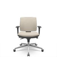 Cadeira Brizza Soft Executiva Vinil Bege - 1