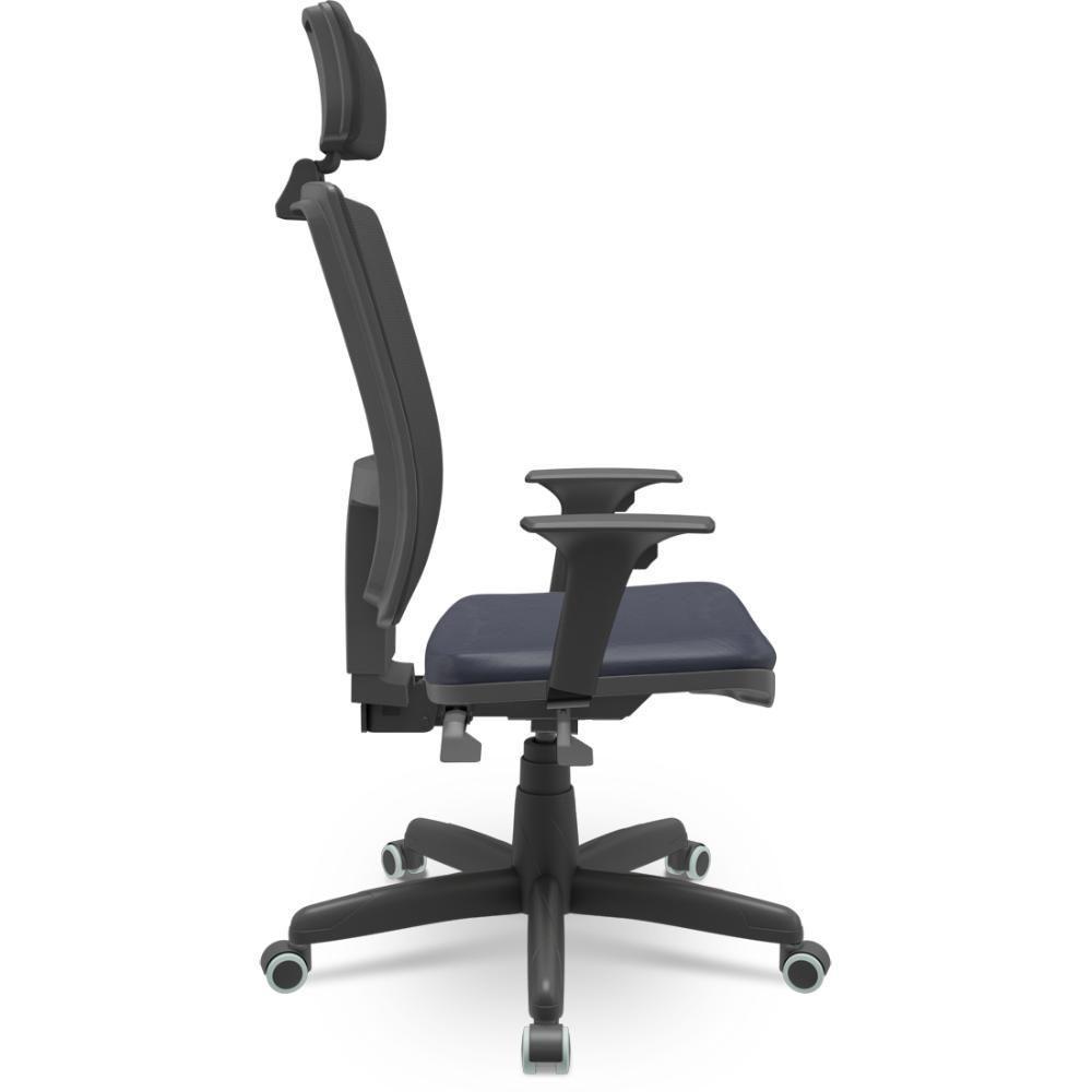 Cadeira Brizza Presidente Tela Facto Dunas Azul Marinho - 2