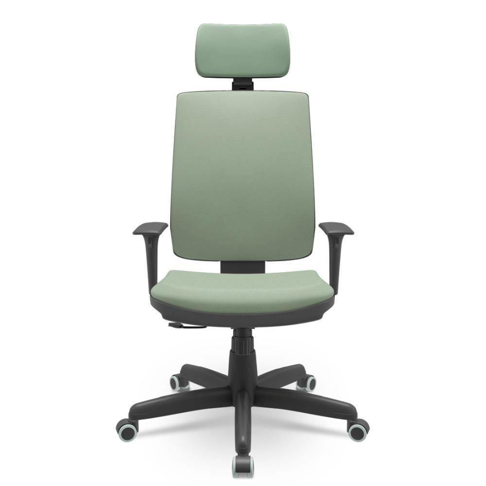 Cadeira Brizza Soft Verde Vinil Relax Plax - 1