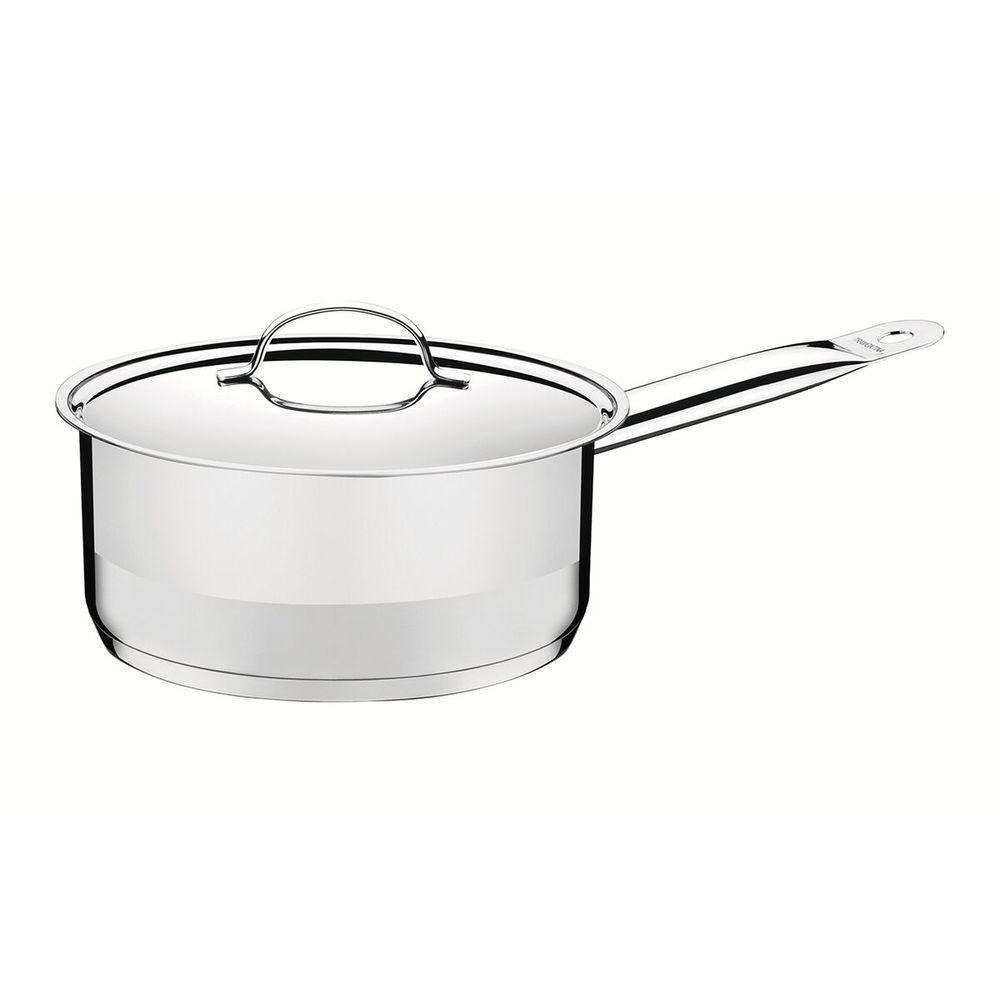 Panela Tramontina Professional Em Aço Inox Com Tampa 24 Cm 4,7 L - 1