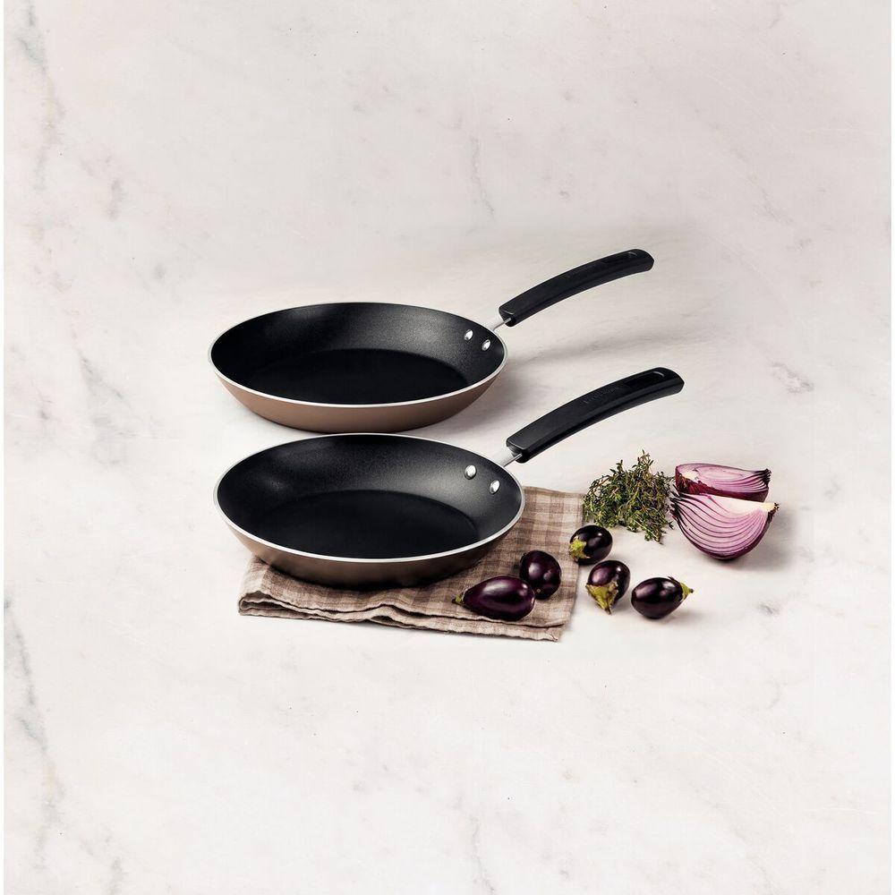 Jogo De Frigideiras Tramontina Sicília Antiaderente Avelã 2 Peças - 2