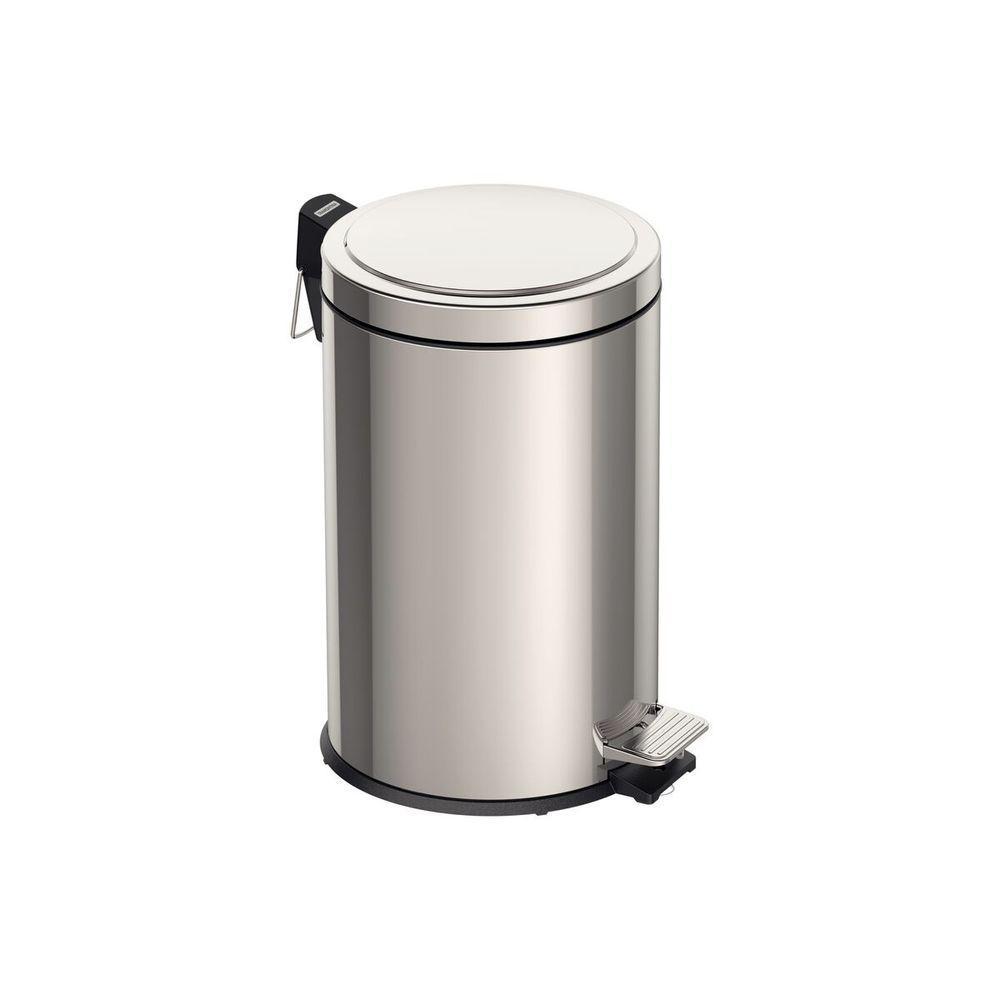 Lixeira Com Pedal De 12 L Em Aço Inox Polido, Com Balde Interno Removível E Tampa Com Sistema Stay Open. - 1