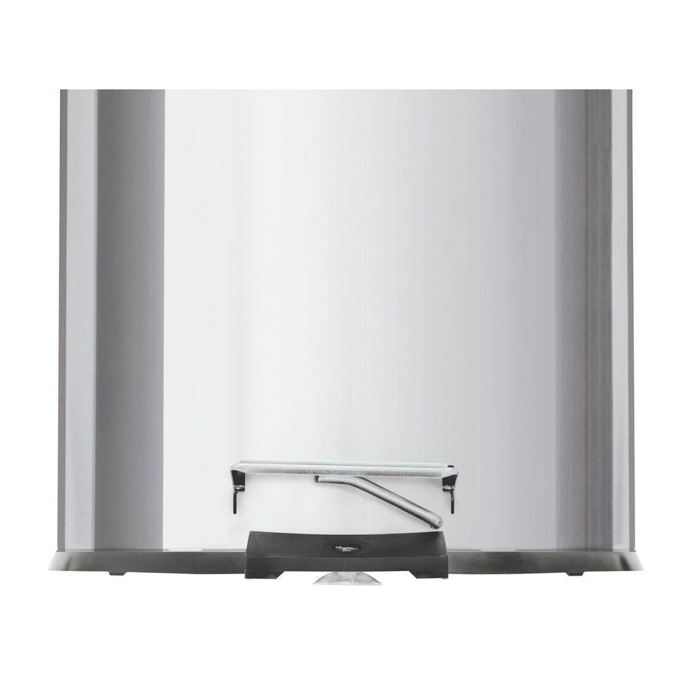 Lixeira Com Pedal De 12 L Em Aço Inox Polido, Com Balde Interno Removível E Tampa Com Sistema Stay Open. - 5