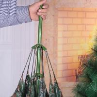 Árvore De Natal Luxo Com Flocos De Neve 180 Cm E 260 Galhos