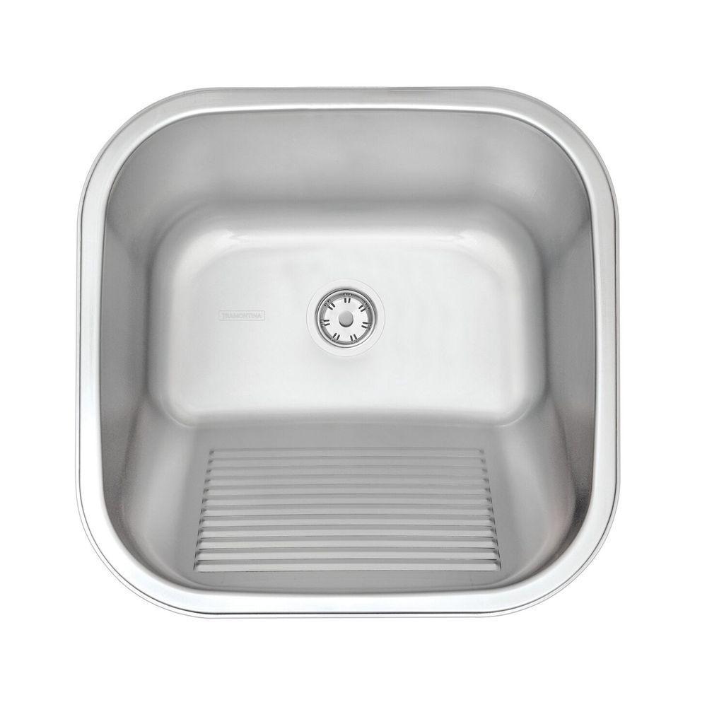 Tanque De Encaixe Tramontina Hera 25 L Em Aço Inox Acetinado 40x40 Cm - 1