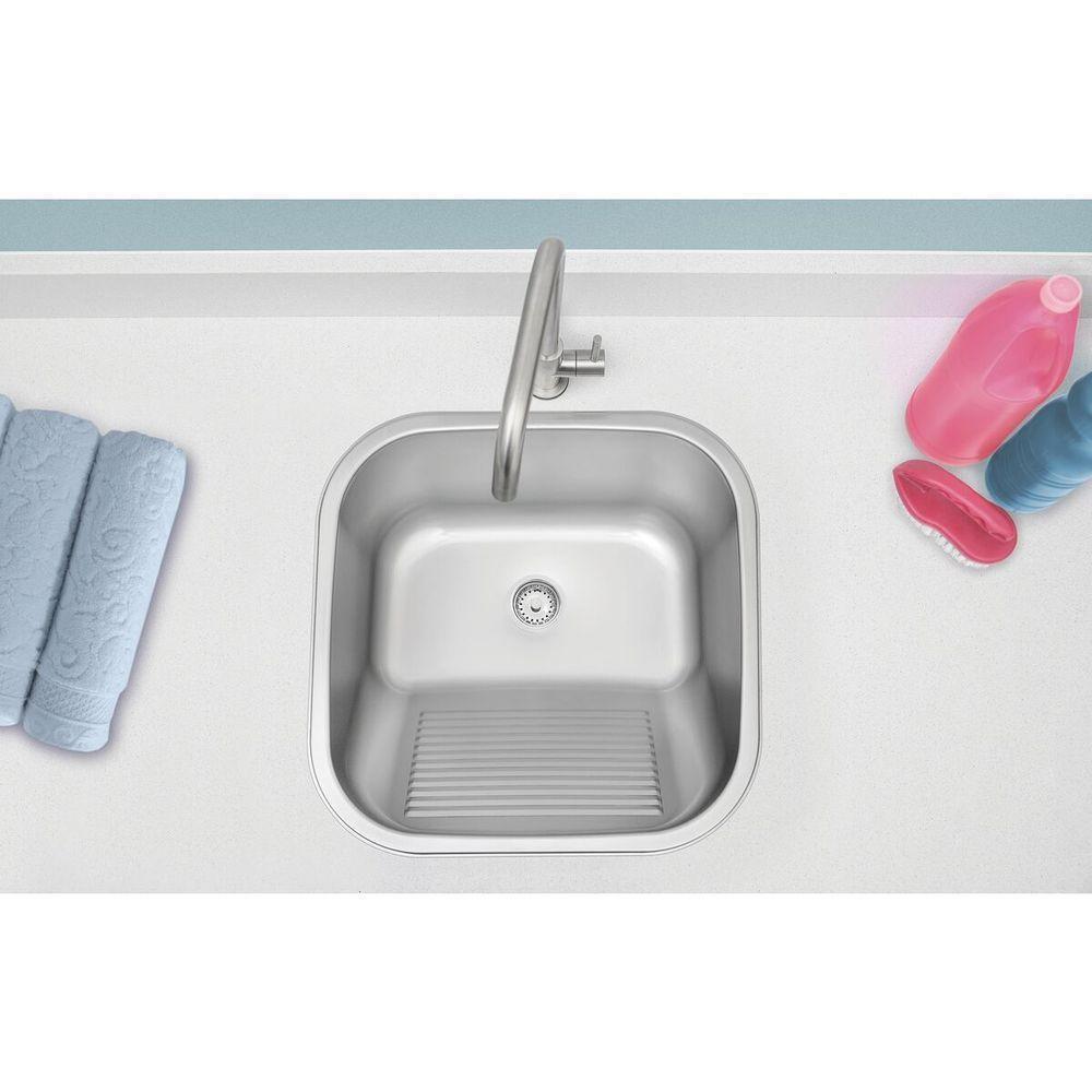 Tanque De Encaixe Tramontina Hera 25 L Em Aço Inox Acetinado 40x40 Cm - 2