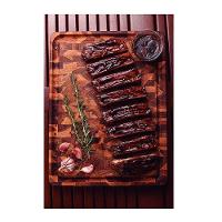 Tábua Para Churrasco Tramontina Em Madeira Teca Envernizado 50 X 38 Cm - 4