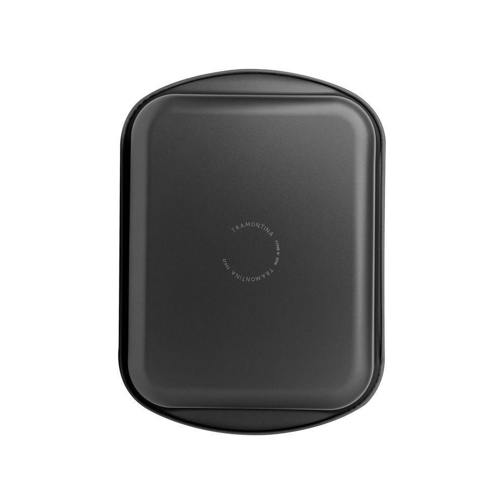 Assadeira Funda Tramontina Brasil Em Alumínio Antiaderente Starflon Max Grafite 28 Cm 3,3 L - 3