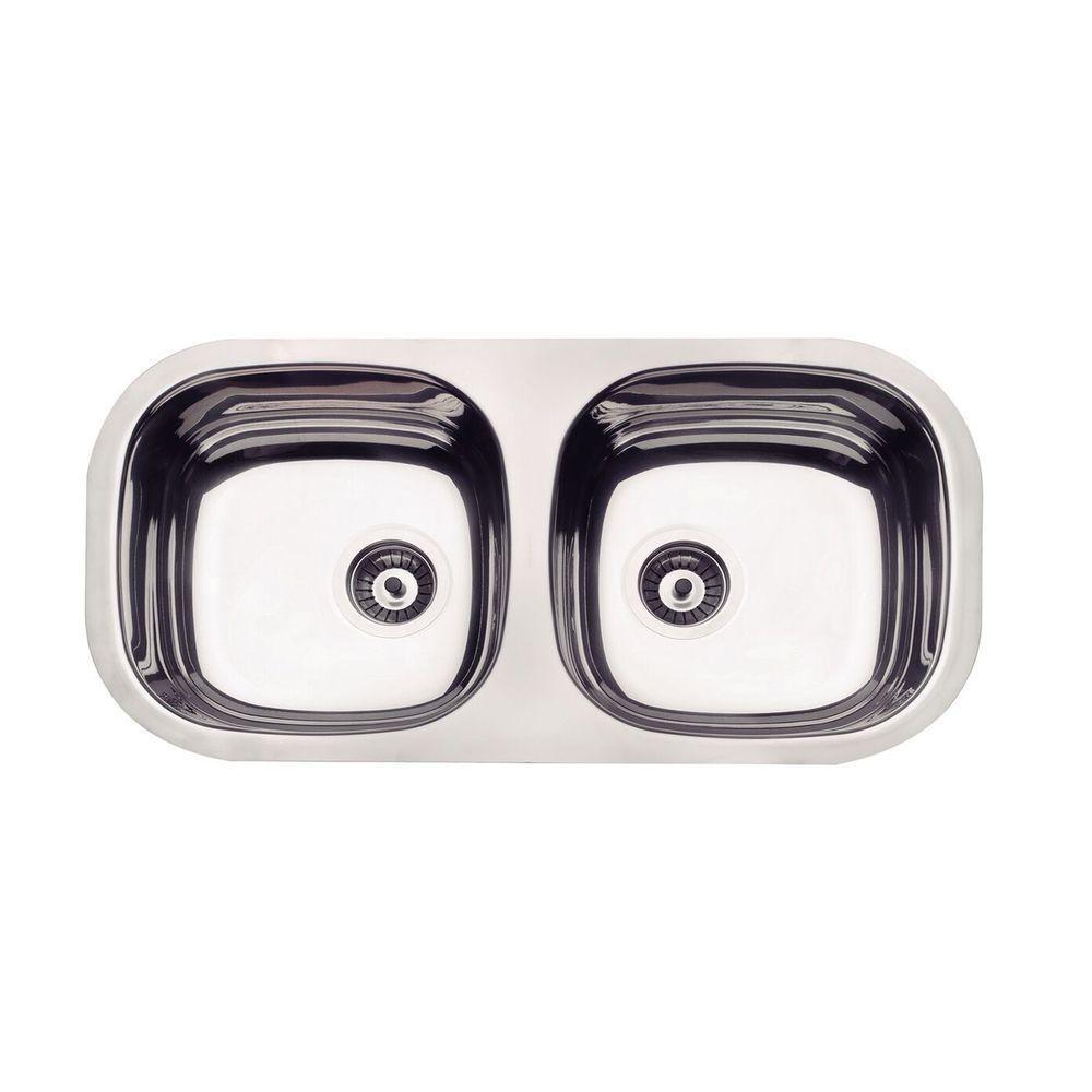 Cuba De Embutir Tramontina Isis 2c 34 Bl Em Aço Inox Polido 72x34 Cm - 1