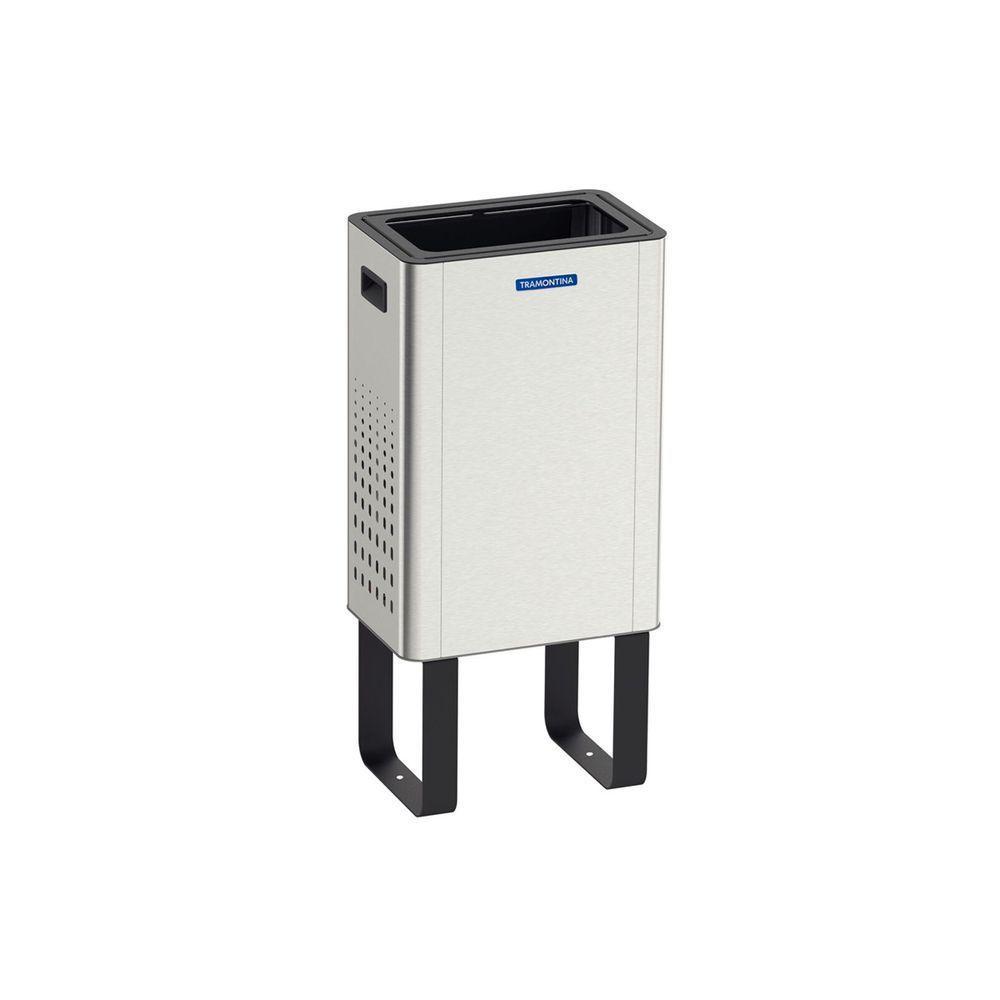 Lixeira Tramontina Sassari 45l Em Aço Inox - 1
