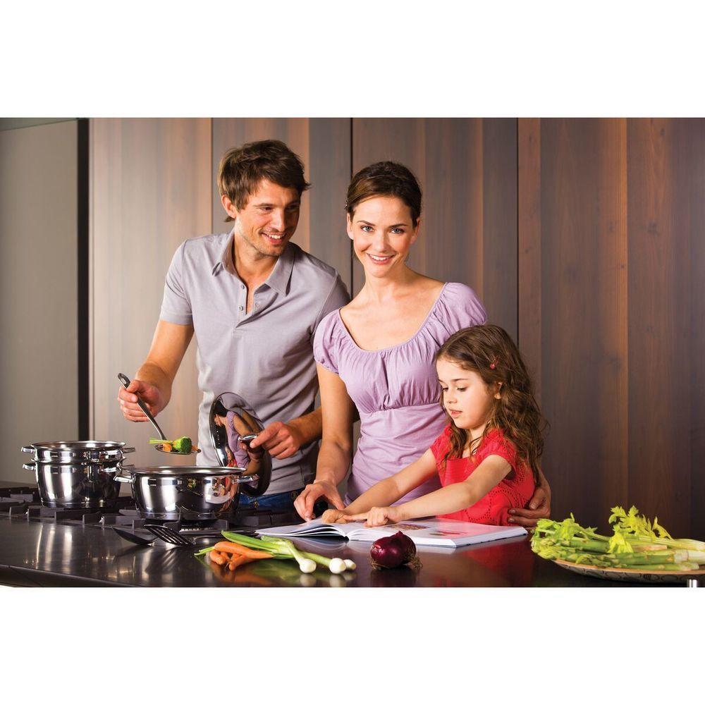 Caçarola Funda Tramontina Allegra Em Aço Inox Com Fundo Triplo 24 Cm 5,7 L - 2