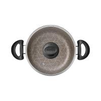 Caçarola Tramontina Paris Em Alumínio Antiaderente Vermelho Com Tampa De Vidro Tamanho Em Centímetros:18cm - 2