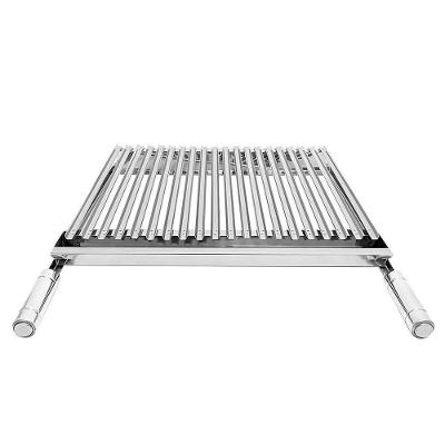 Grelha Argentina Parrila Inox 430 50x40 Prata 50x40