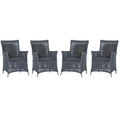 Kit 4 Poltronas Igapó Alumínio com Corda Náutica Fendi Trama Móveis