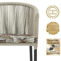 Mesa E 6 Cadeiras E Noronha Preto E6 Trama Original Rami - 3