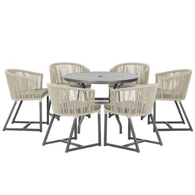 Mesa E 6 Cadeiras E Noronha Preto E8 Trama Original Rami