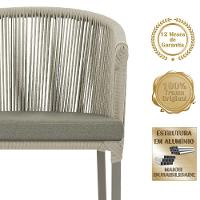 Mesa E 6 Cadeiras De Jantar Noronha Fendi E8 Trama Original Rami - 3