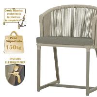 Mesa E 6 Cadeiras De Jantar Noronha Fendi E8 Trama Original Rami