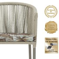 Mesa E 6 Cadeiras De Jantar Noronha Fendi E6 Trama Original Rami - 3