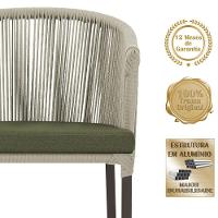 Mesa E 6 Cadeiras Jantar Noronha Marrom E13 Trama Original Rami - 3