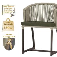 Mesa E 6 Cadeiras Jantar Noronha Marrom E13 Trama Original Rami