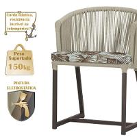 Mesa E 6 Cadeiras E Noronha Marrom E6 Trama Original Rami