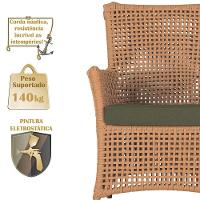 Poltronas Igapó Alumínio Pintura Marrom Corda Náutica E13 Terra Cota - 10