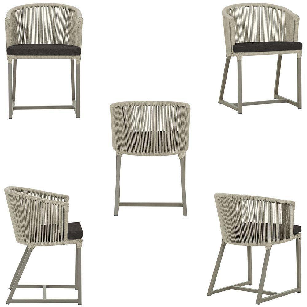 Mesa E 6 Cadeiras De Jantar Noronha Fendi E9 Trama Original Rami - 5