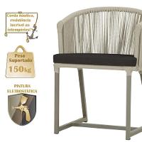 Mesa E 6 Cadeiras De Jantar Noronha Fendi E9 Trama Original Rami