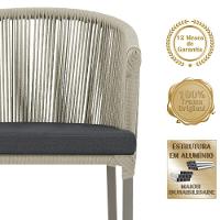 Mesa E 6 Cadeiras De Jantar Noronha Fendi E11 Trama Original Rami - 3