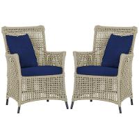 Poltronas Igapó Alumínio Pintura Preta Corda Náutica E10 Rami - 1